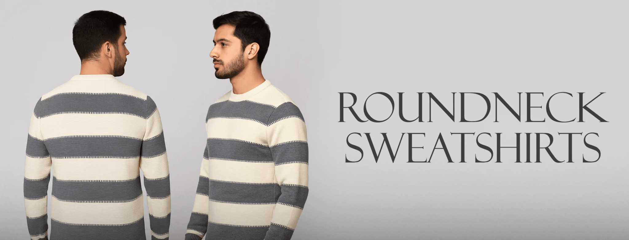 Round Neck Sweaters - Garderobe Clothing