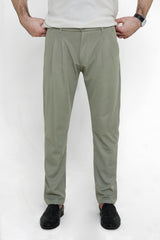 Green Light Plated Pant - Regular Fit