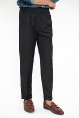 Black Gurkha Pant - Regular Fit