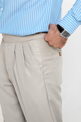 Creamy Gurkha Pant - Regular Fit