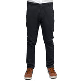 Black Cotton Pant - Straight Fit 1PantGarderobe Clothing