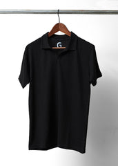 BLACK POLO - Popcorn Polo ShirtGarderobe Clothing