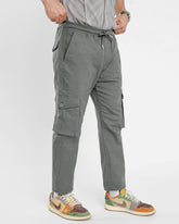 Charcoal Cargo Trouser - Relaxed Fitcargo pantsGarderobe Clothing