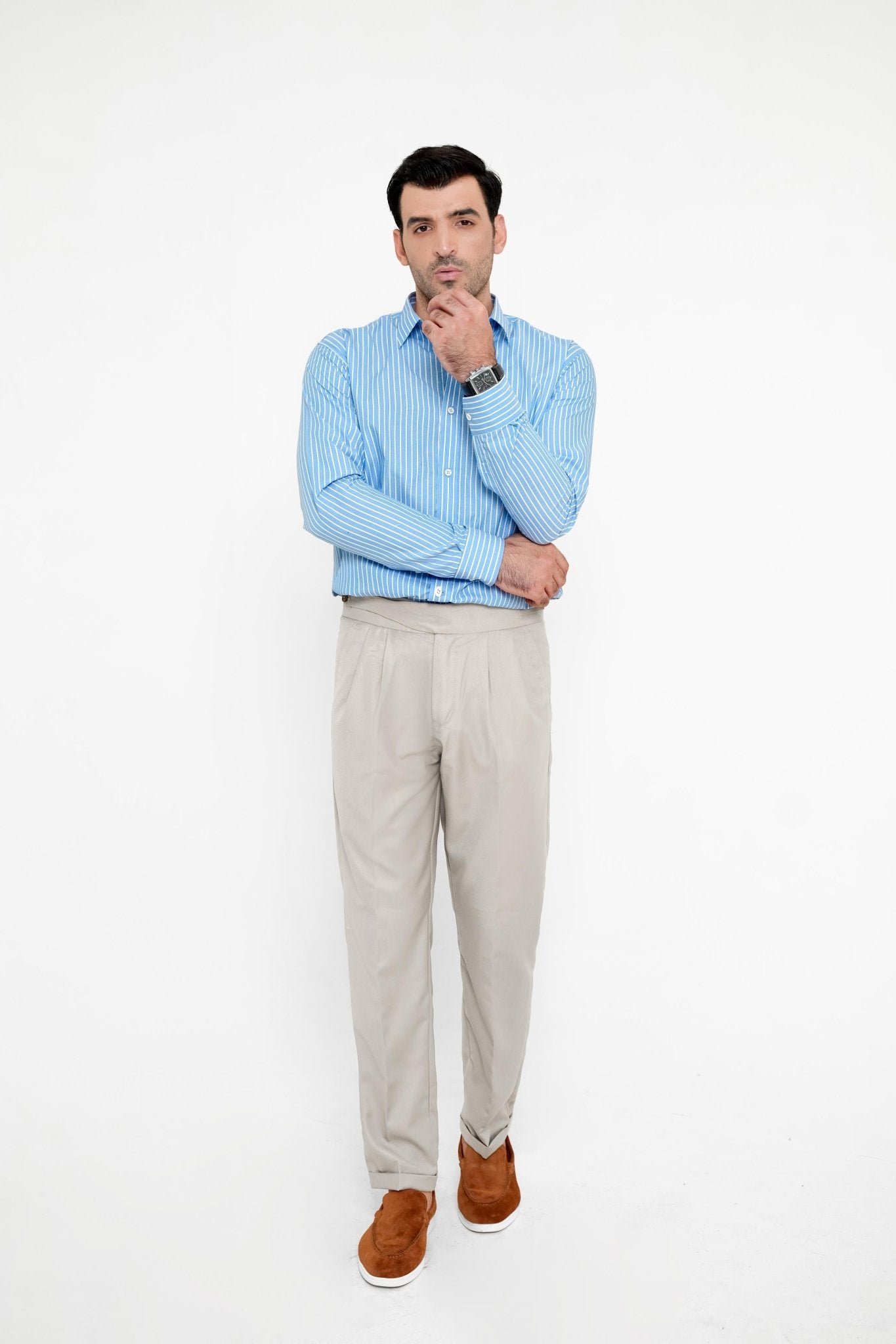Creamy Gurkha Pant - Regular FitPantGarderobe Clothing