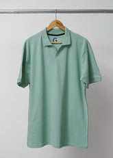 GREEN POLO - Popcorn Polo ShirtGarderobe Clothing