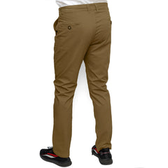 Khaki Cotton Pant - Straight FitPantGarderobe Clothing