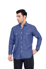Light Blue Denim ShirtshirtGarderobe Clothing