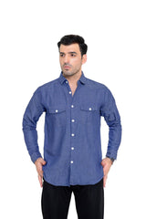 Light Blue Denim ShirtshirtGarderobe Clothing