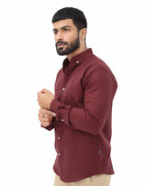 Maroon Casual Shirtcasual shirtGarderobe Clothing