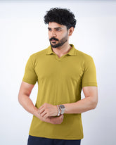 Mustard Polo - Popcorn Polo ShirtGarderobe Clothing