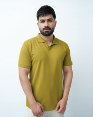 Mustard Polo ShirtGarderobe Clothing