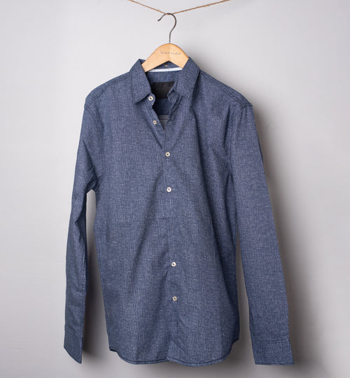 Classic Navy Delight Casual Shirt