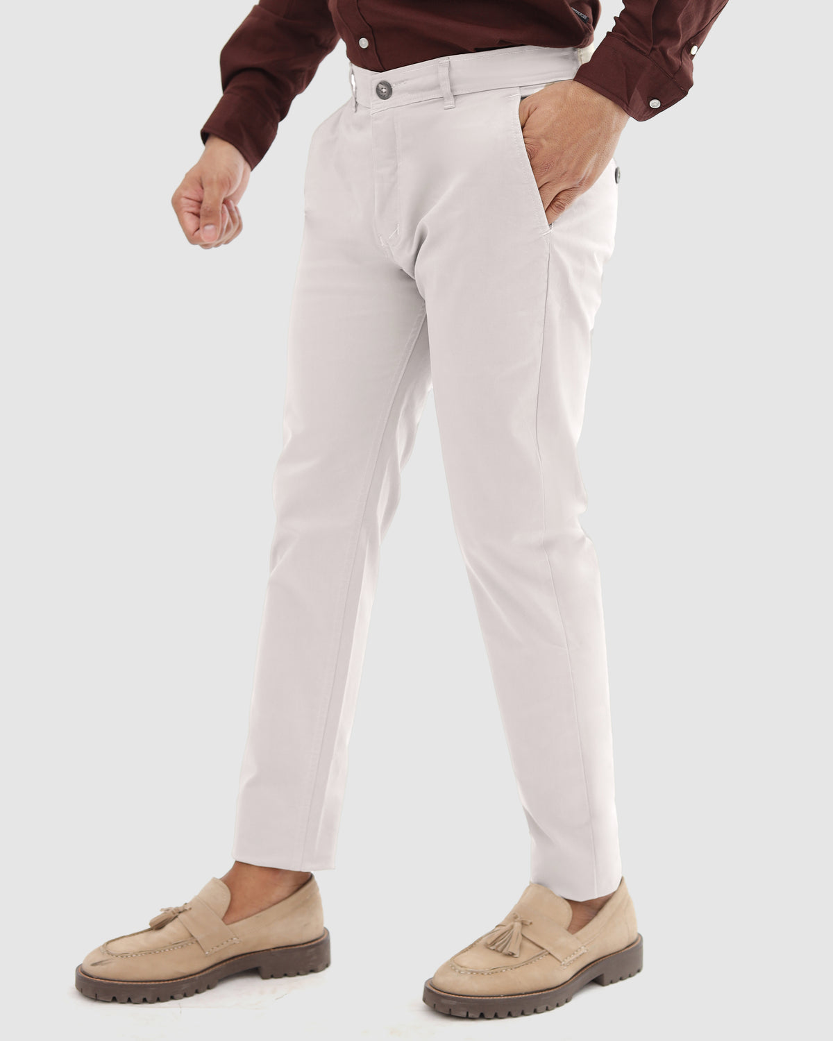 Snow White cotton pant - Smart Fit