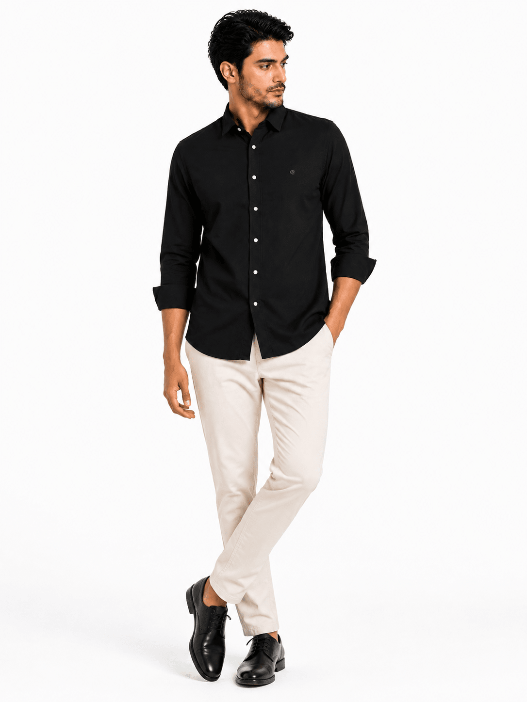 Black Casual Shirtcasual shirtGarderobe Clothing