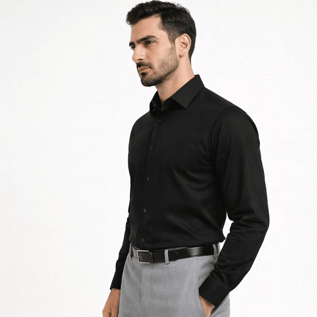 Black Formal Shirt - Executive SeriesshirtGarderobe Clothing