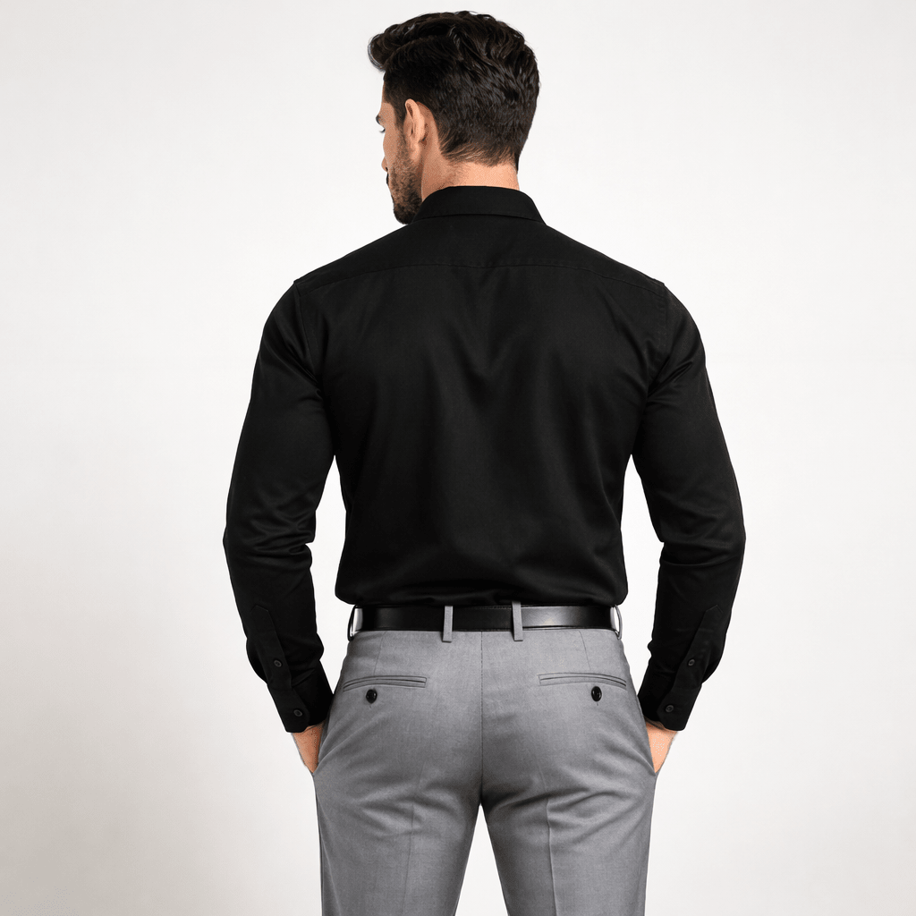Black Formal Shirt - Executive SeriesshirtGarderobe Clothing