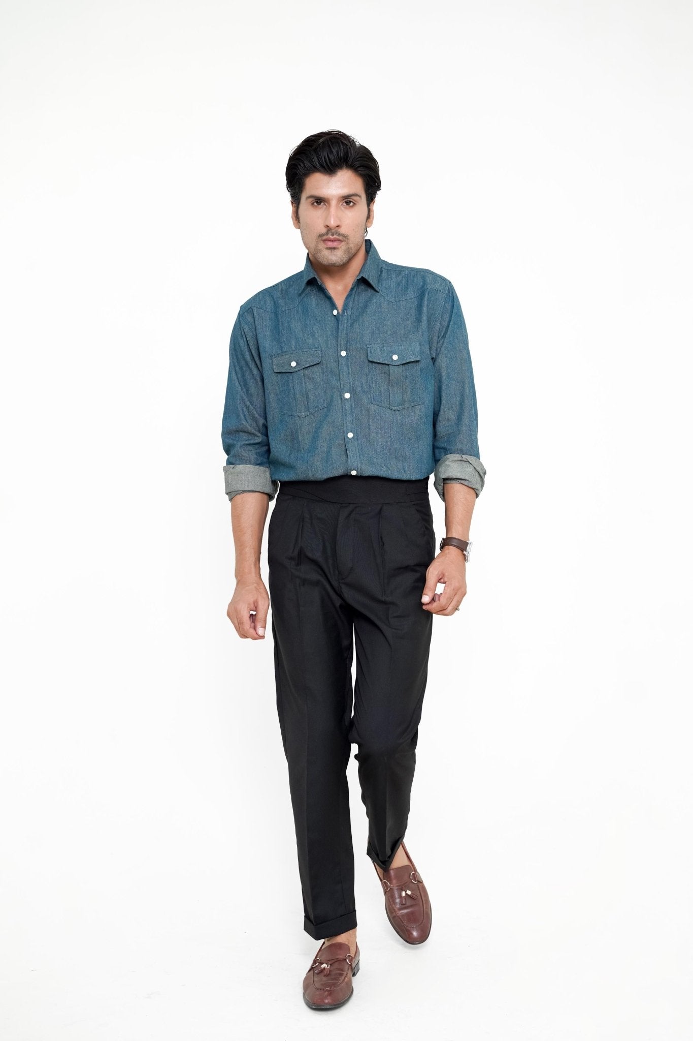 Black Gurkha Pant - Regular FitPantGarderobe Clothing