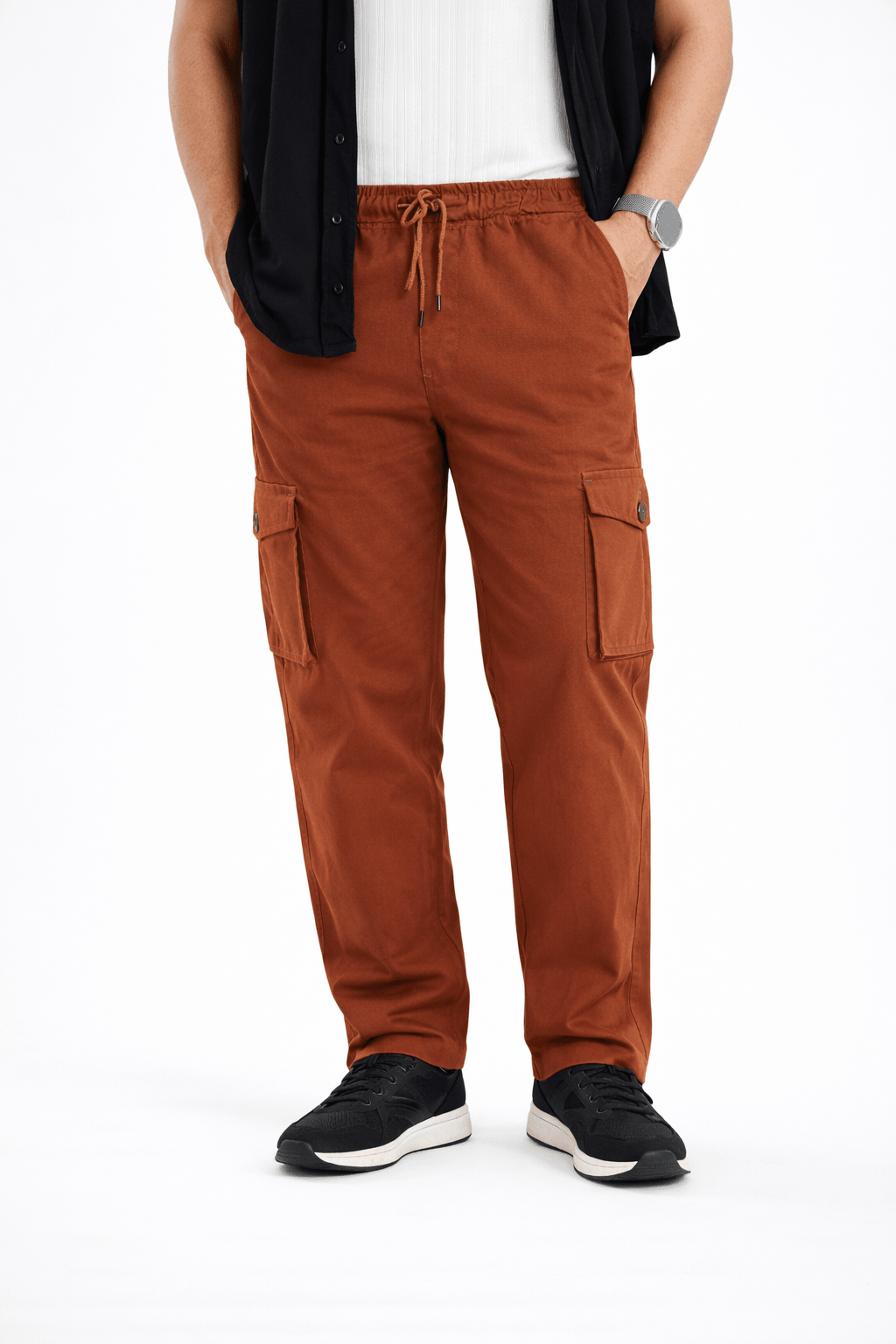 Brick Cargo Trouser - Relaxed Fitcargo pantsGarderobe Clothing