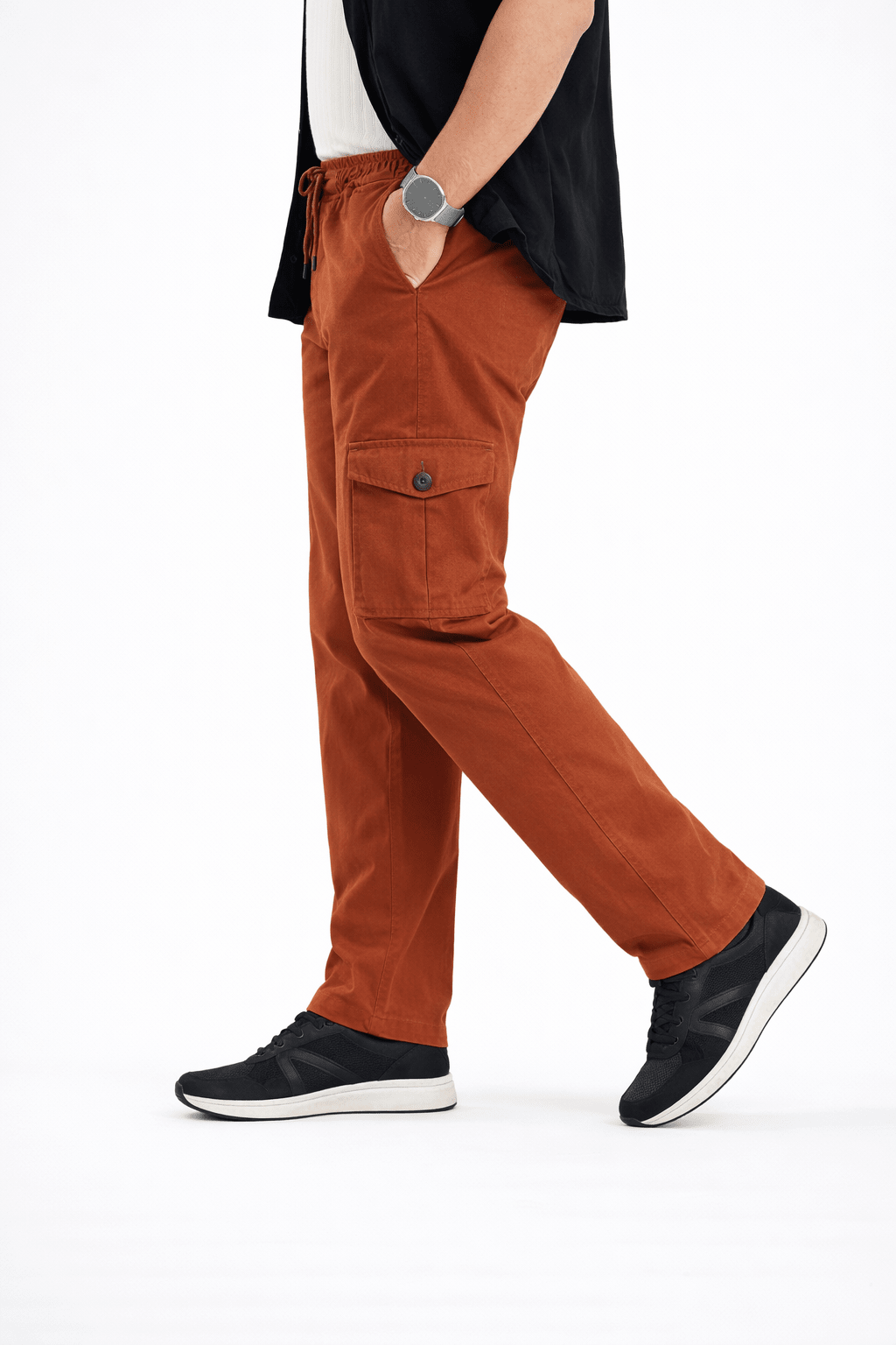 Brick Cargo Trouser - Relaxed Fitcargo pantsGarderobe Clothing