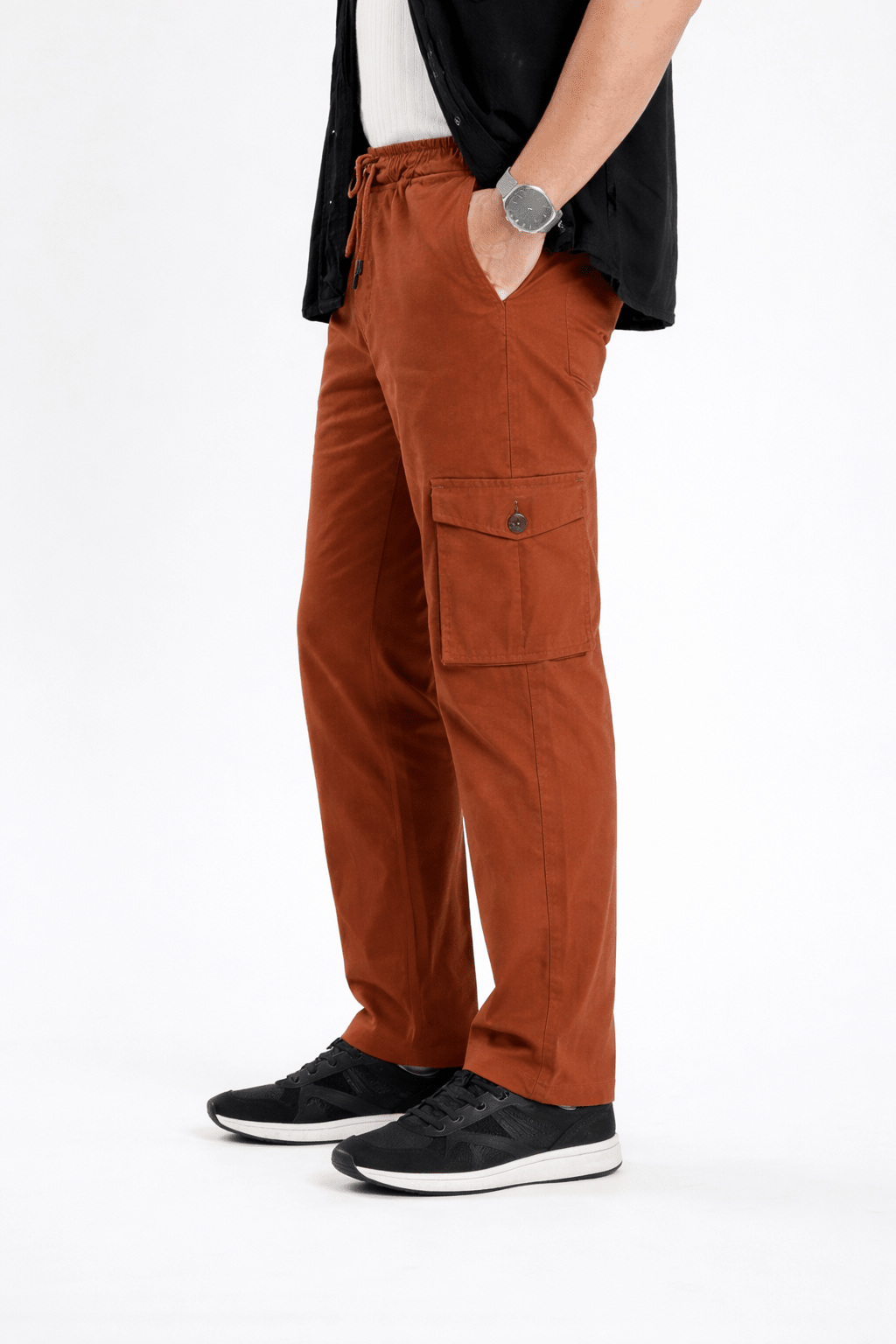Brick Cargo Trouser - Relaxed Fitcargo pantsGarderobe Clothing