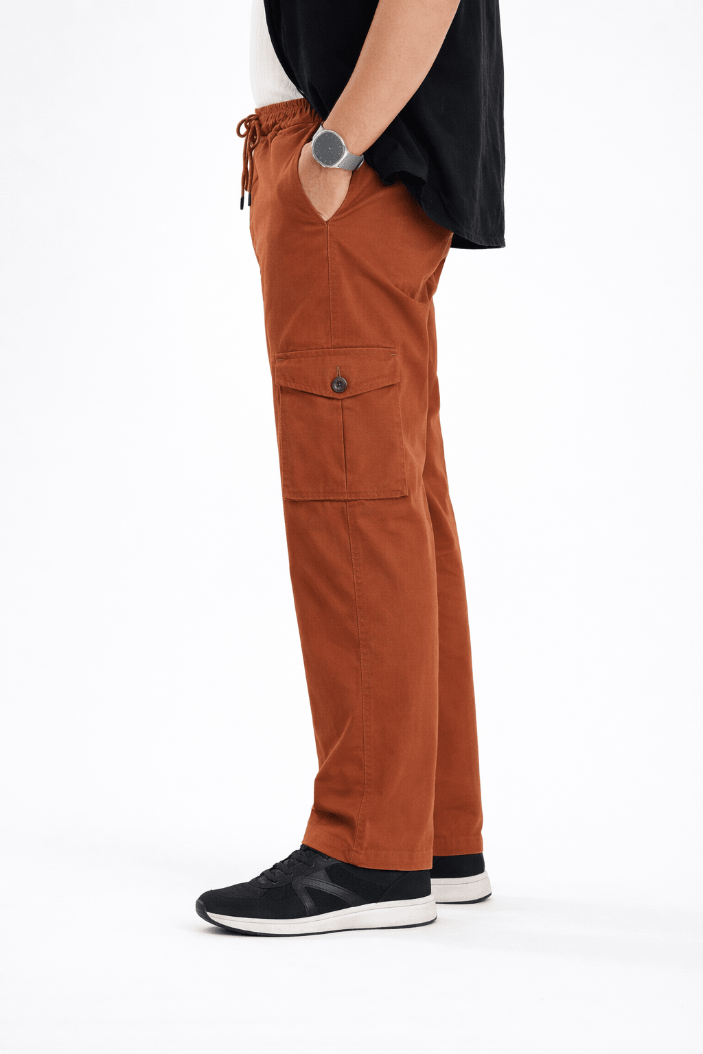 Brick Cargo Trouser - Relaxed Fitcargo pantsGarderobe Clothing