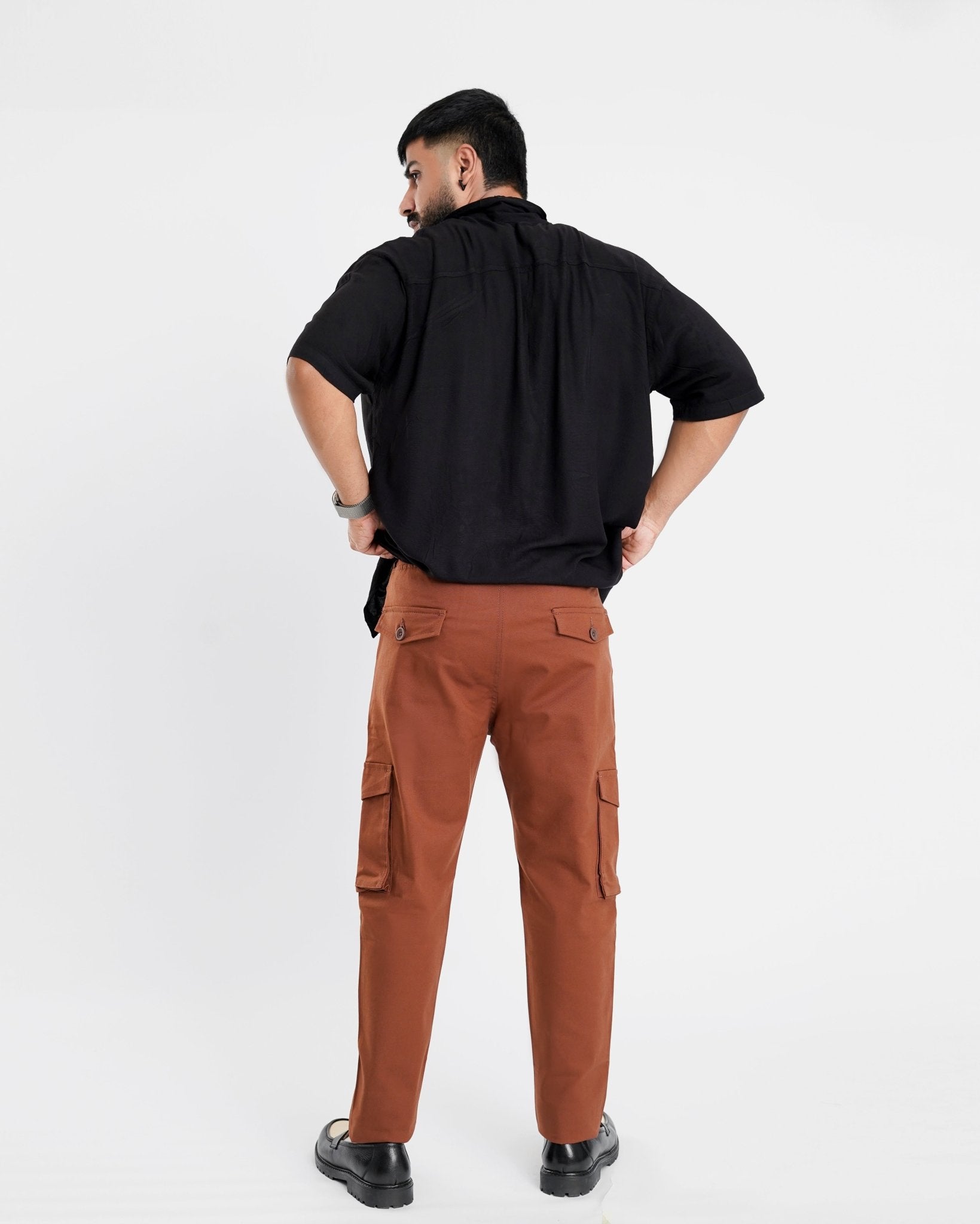 Brick Cargo Trouser - Relaxed Fitcargo pantsGarderobe Clothing
