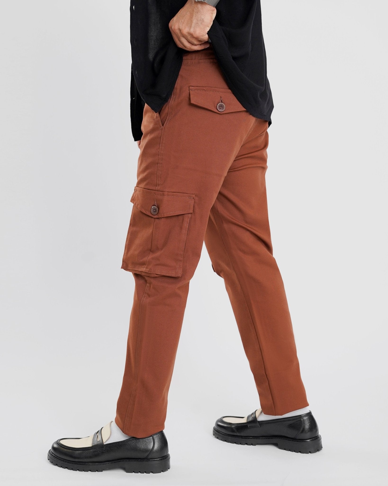 Brick Cargo Trouser - Relaxed Fitcargo pantsGarderobe Clothing