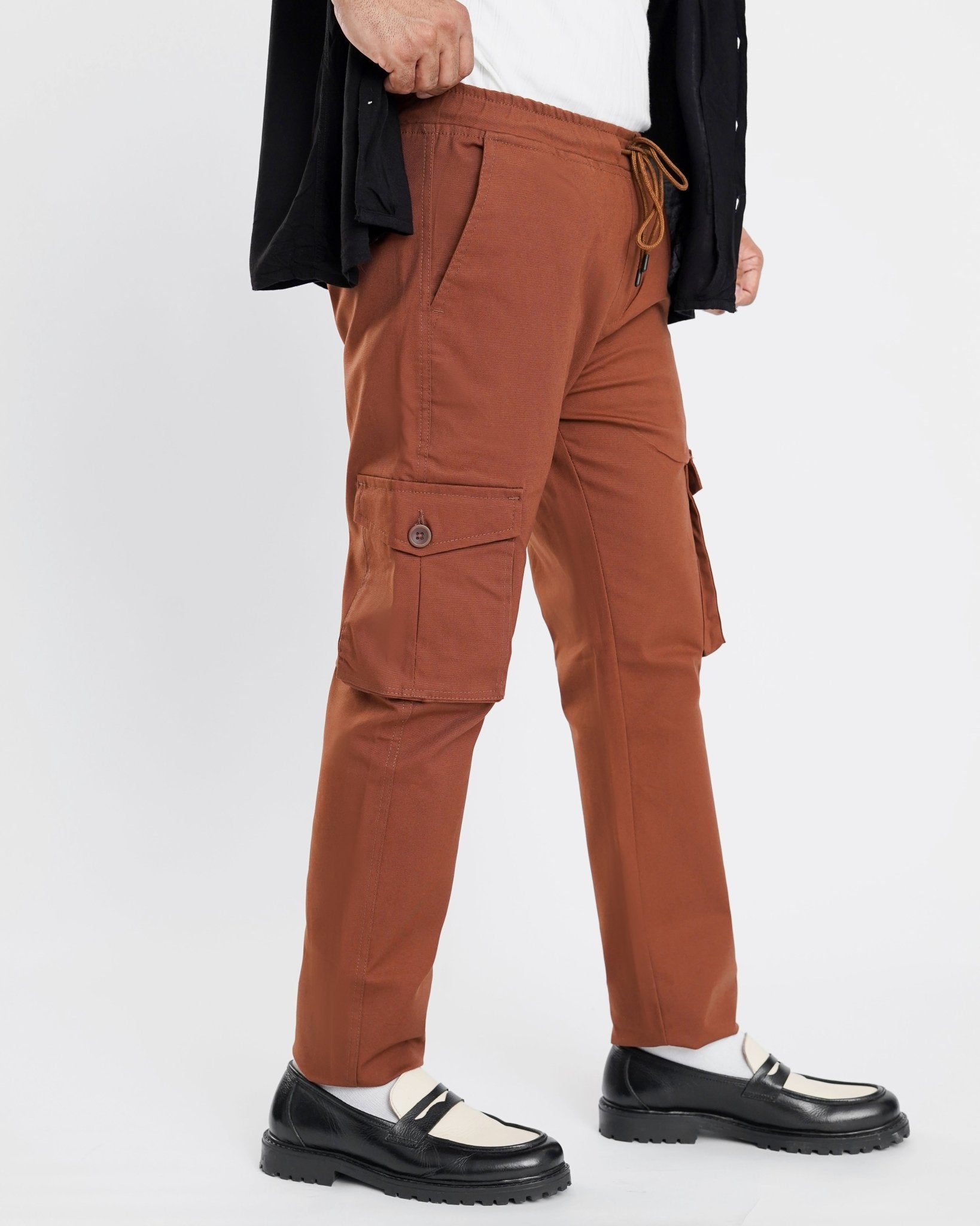 Brick Cargo Trouser - Relaxed Fitcargo pantsGarderobe Clothing
