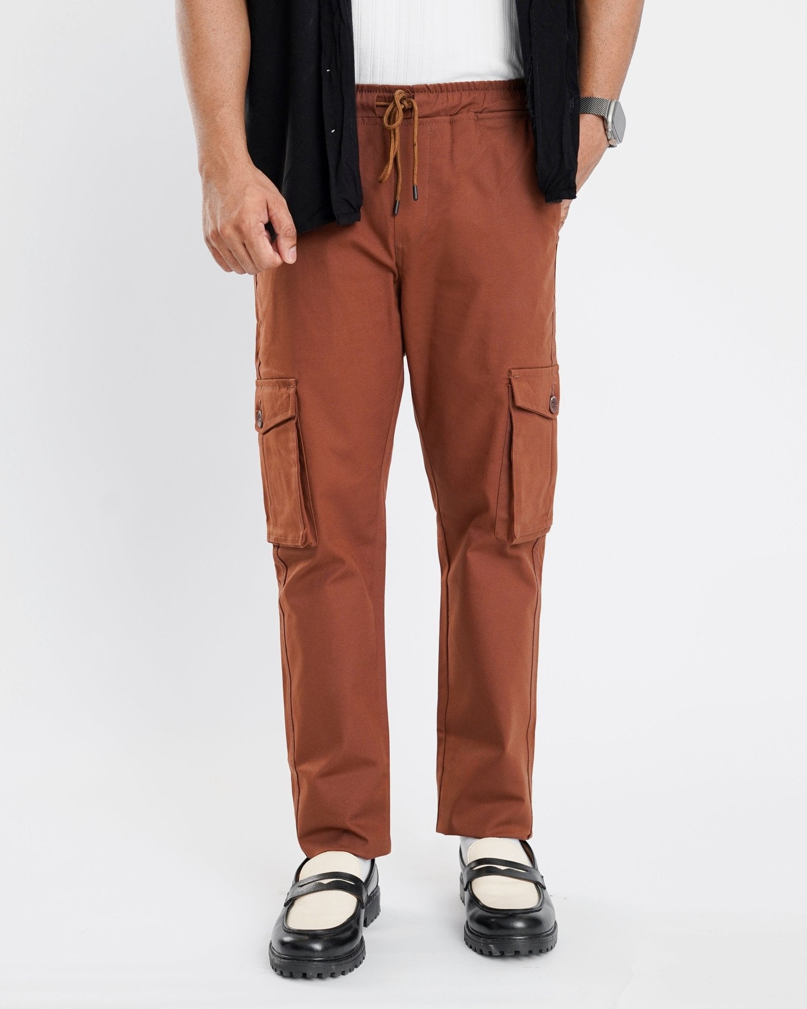 Brick Cargo Trouser - Relaxed Fitcargo pantsGarderobe Clothing