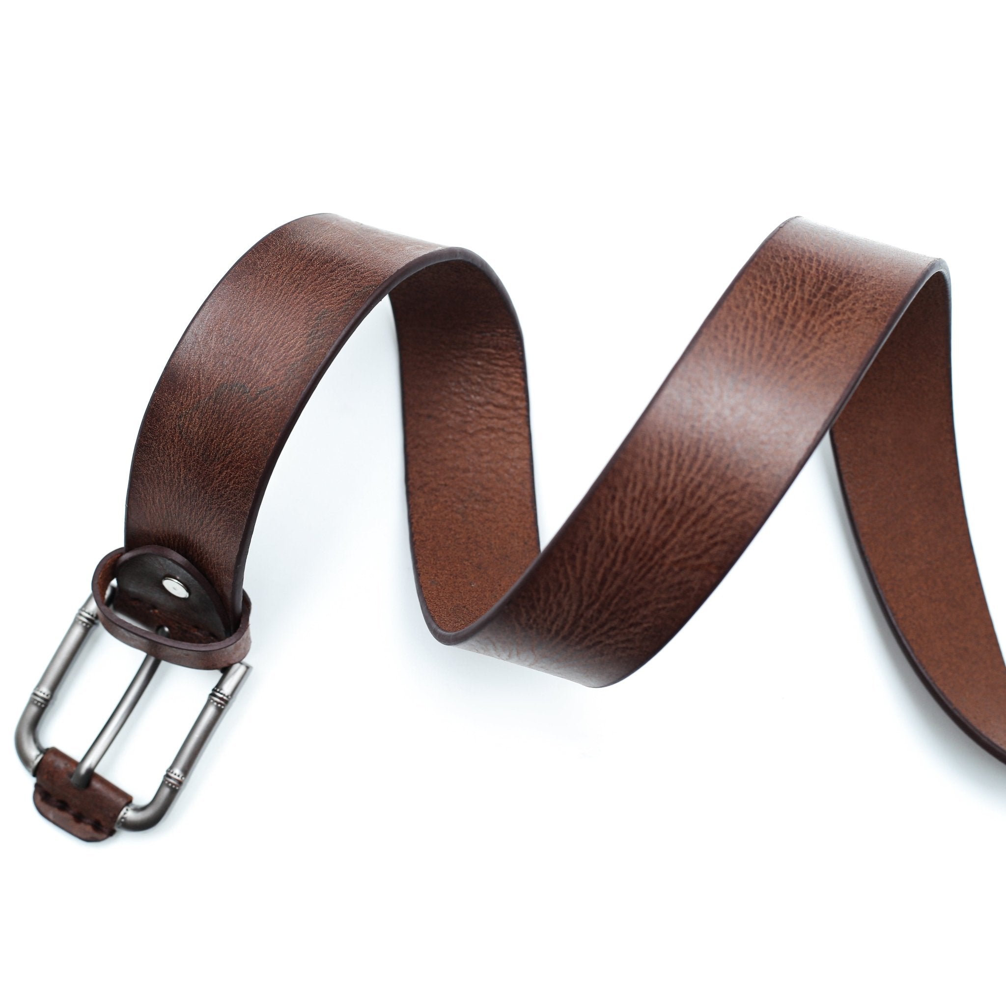 Brickwood Brown Leather Beltleather beltGarderobe Clothing