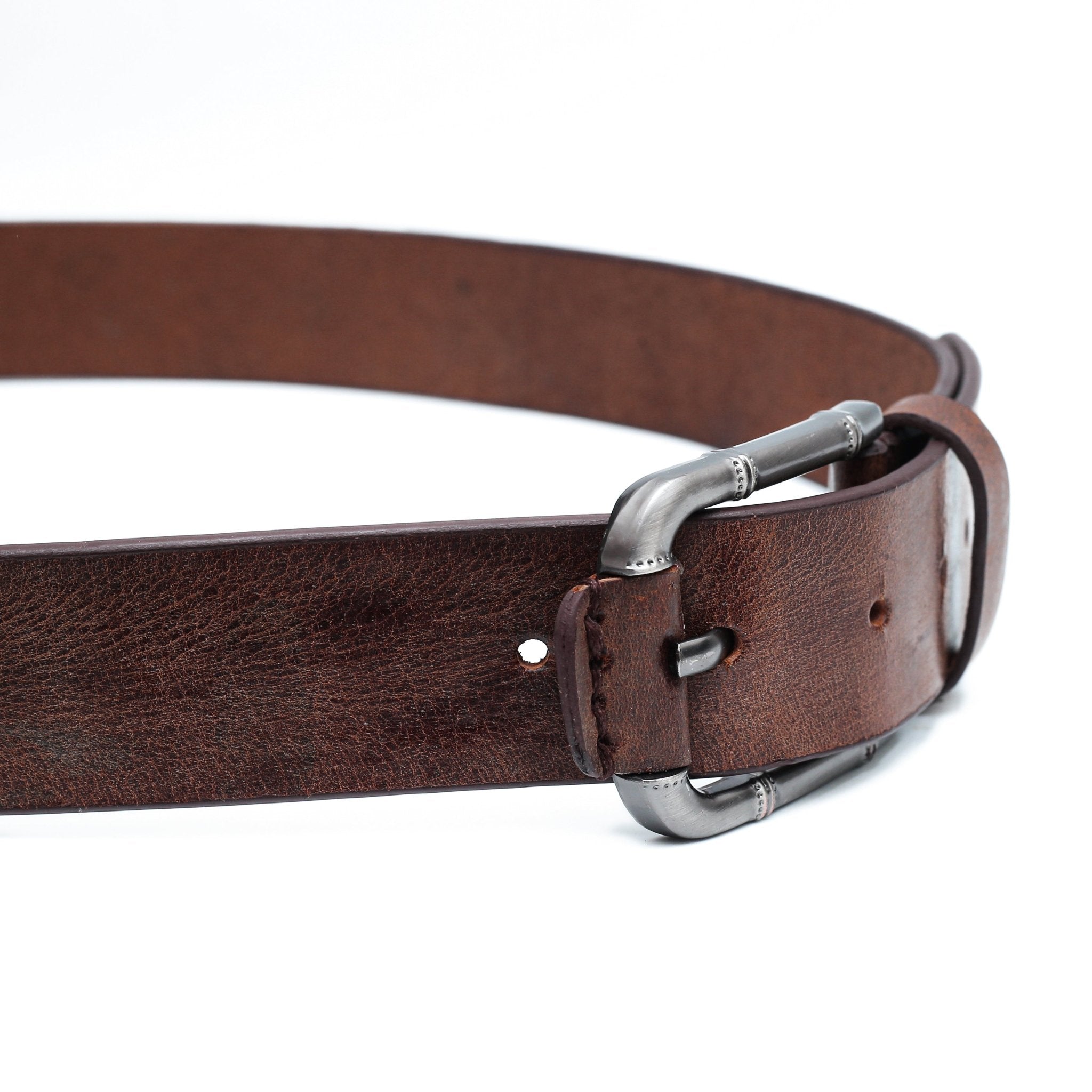 Brickwood Brown Leather Beltleather beltGarderobe Clothing