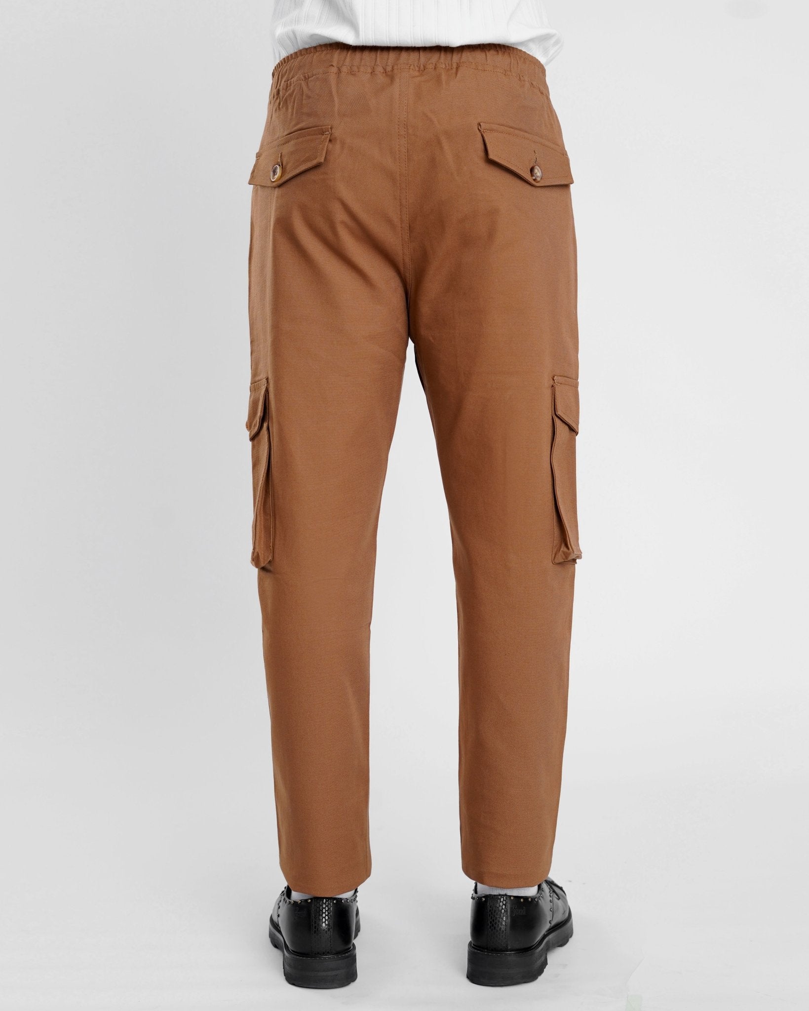 Brown Cargo Trouser - Relaxed Fitcargo pantsGarderobe Clothing