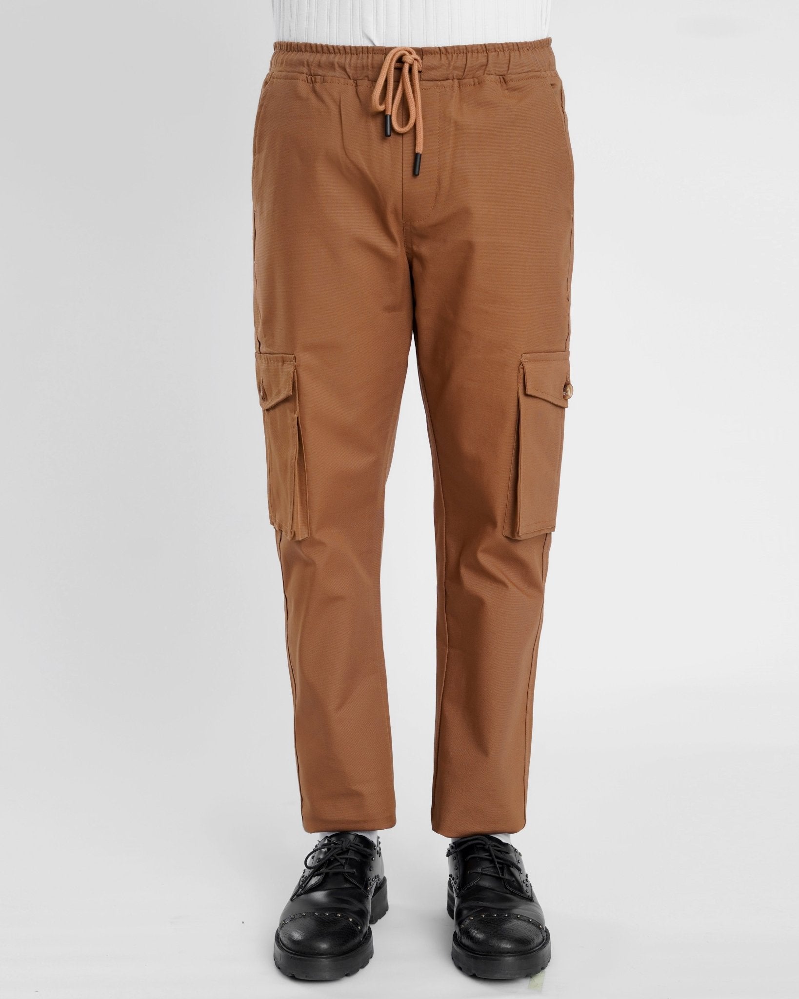 Brown Cargo Trouser - Relaxed Fitcargo pantsGarderobe Clothing