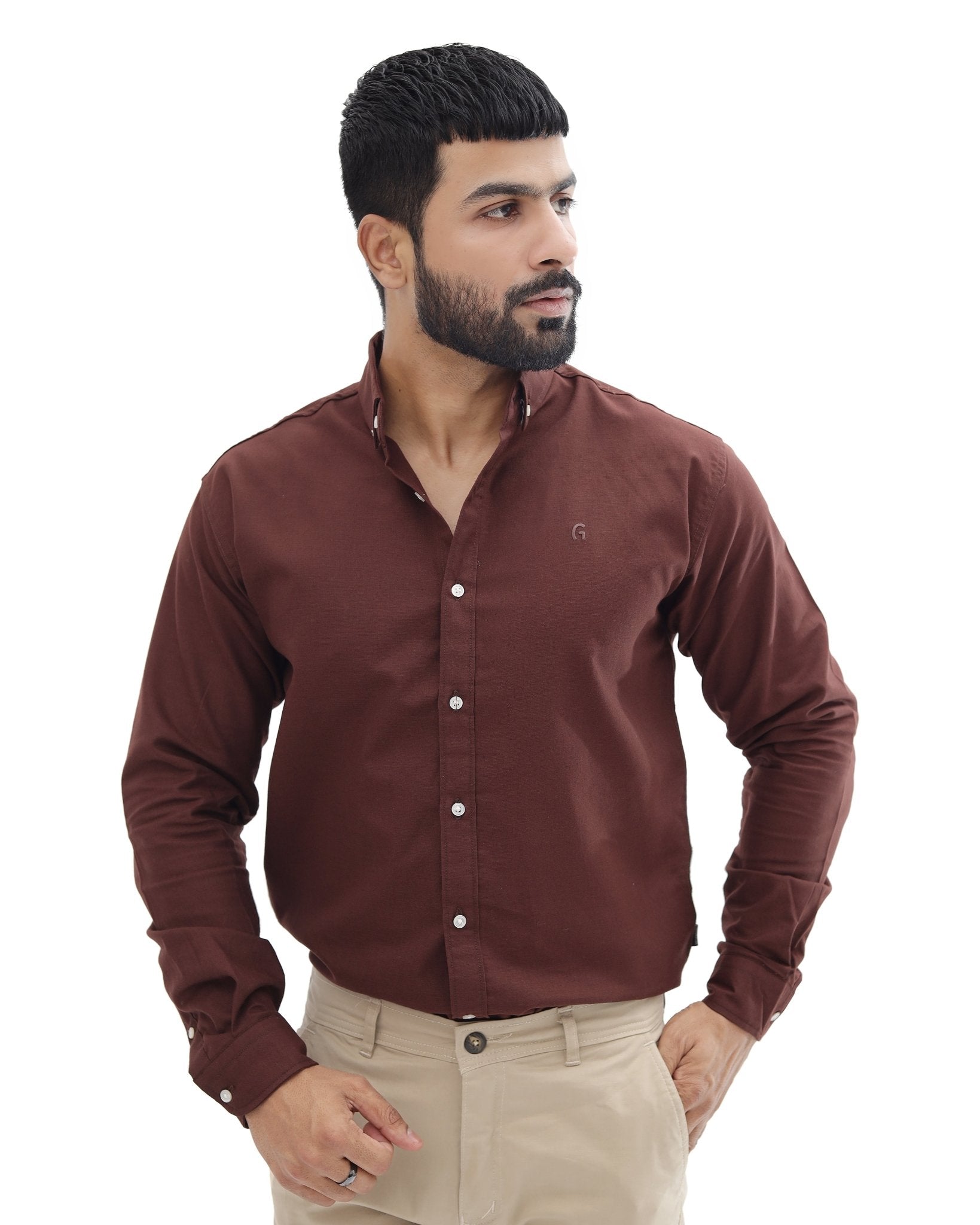Brown Casual Shirtcasual shirtGarderobe Clothing