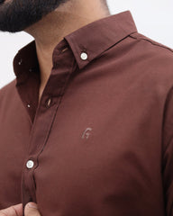 Brown Casual ShirtGarderobe Clothing