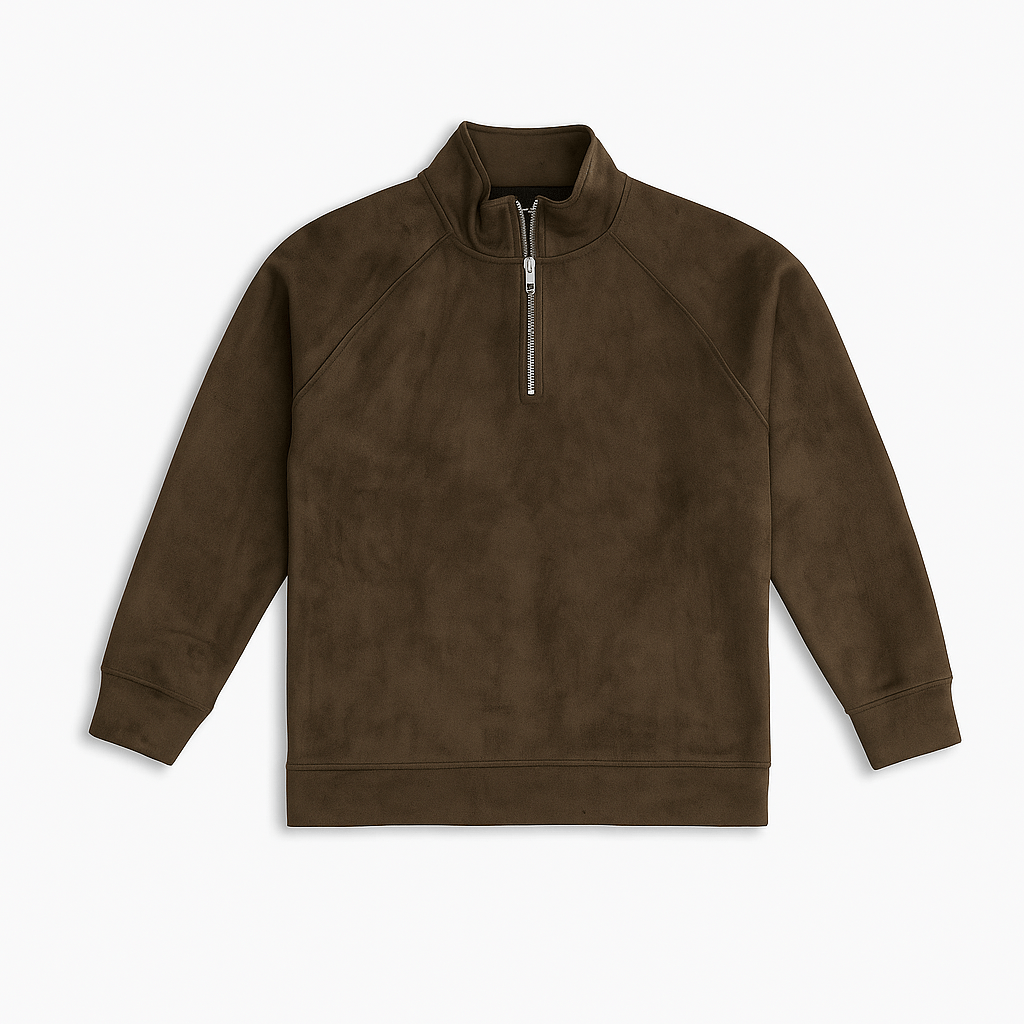 Brown MockNeck - SweatShirtGarderobe Clothing