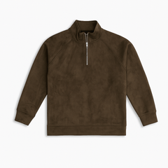 Brown MockNeck - SweatShirtGarderobe Clothing