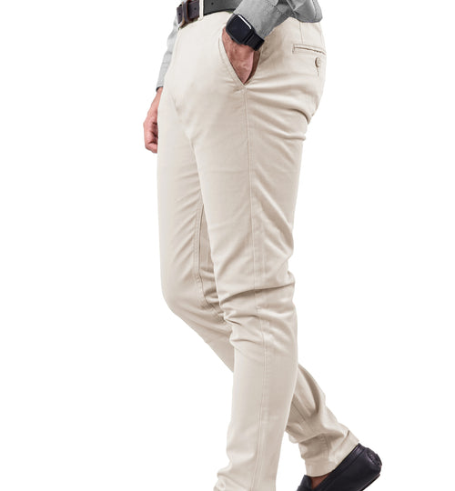 Creamy Camelwood cotton pant