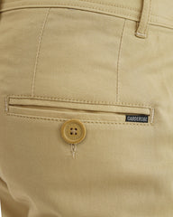 Camel Brown cotton pant - Smart FitPantGarderobe Clothing