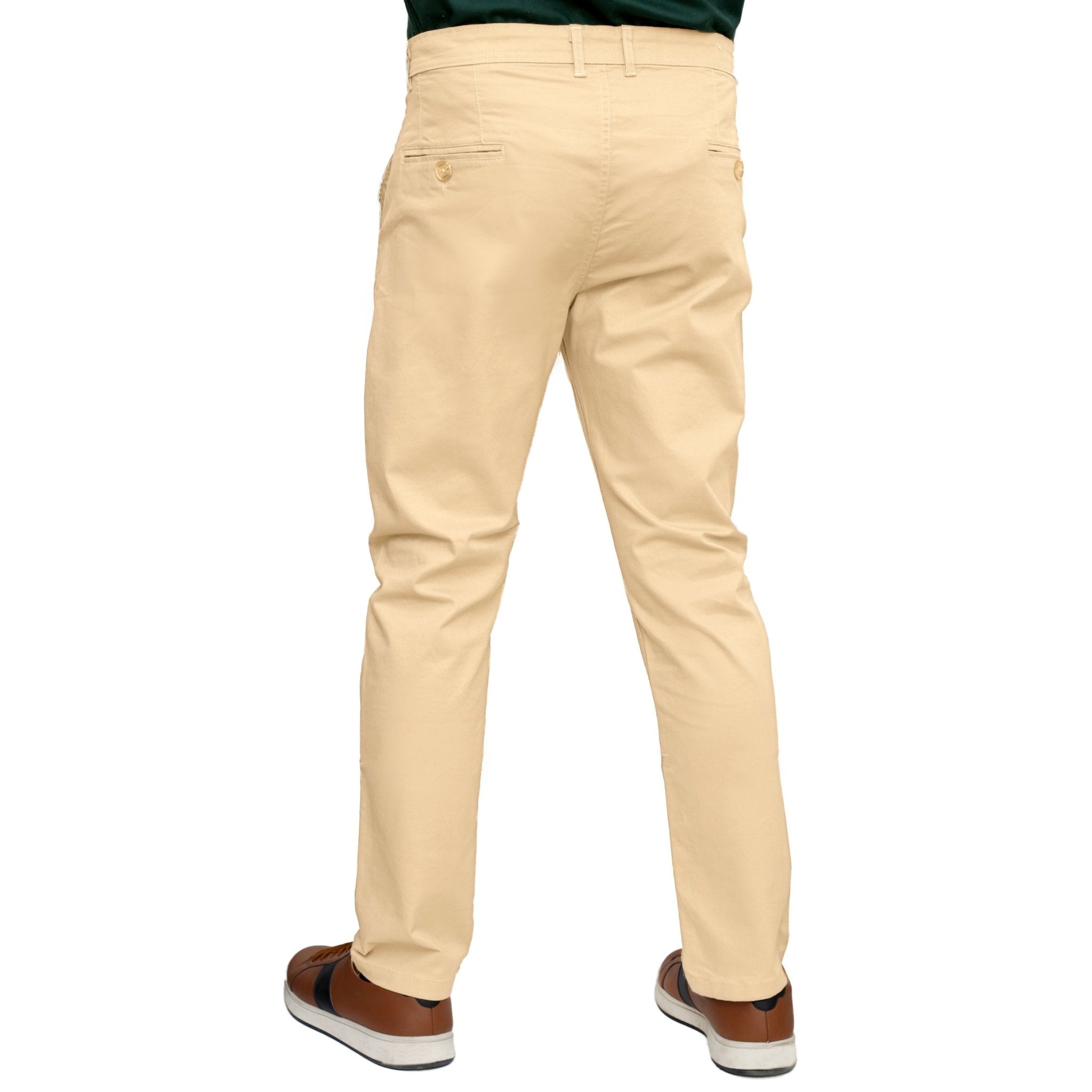 Camel Cotton Pant - Straight FitPantGarderobe Clothing