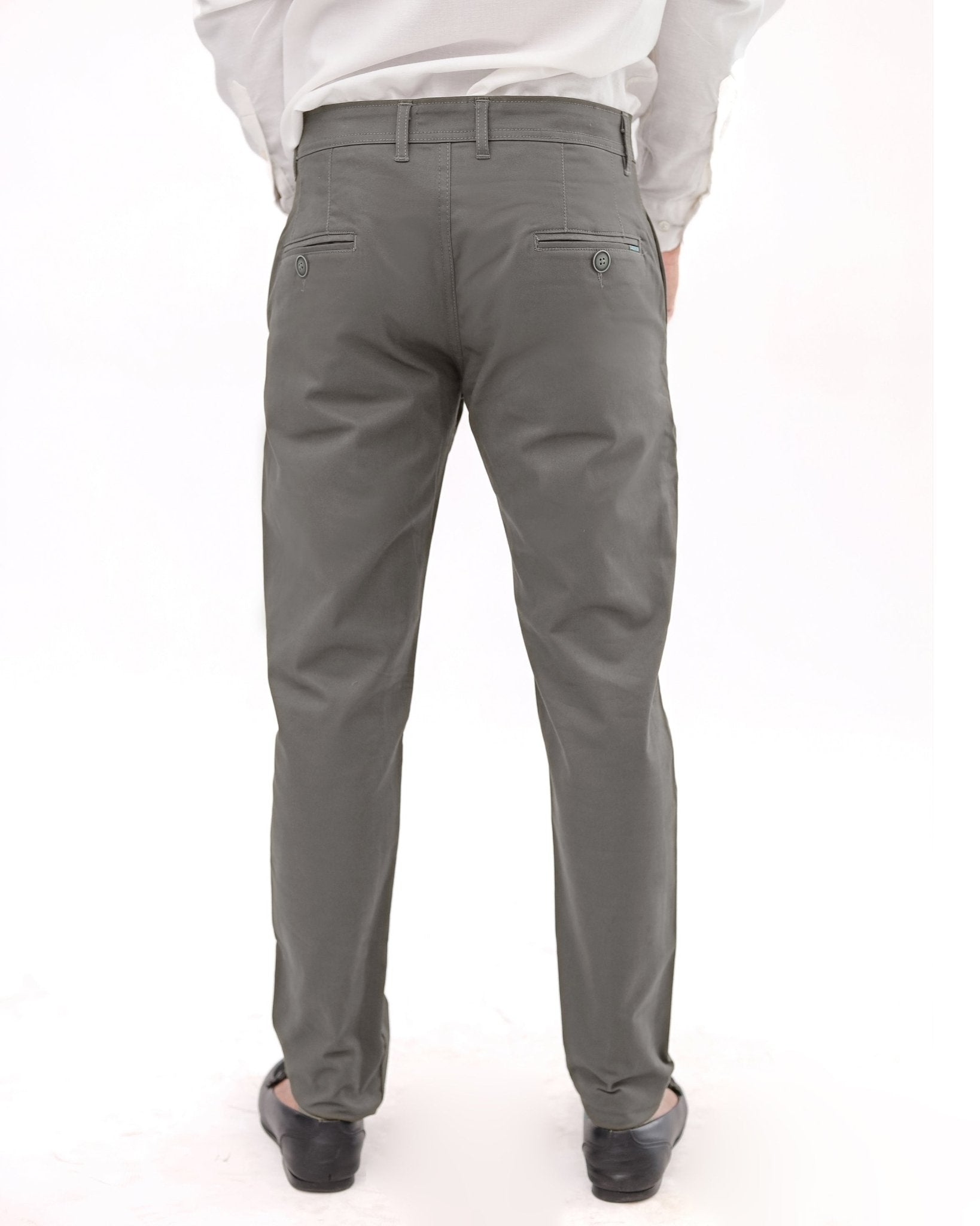 Cemento Smoke Gray cotton pantPantGarderobe Clothing