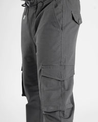Charcoal Cargo Trouser - Relaxed Fitcargo pantsGarderobe Clothing