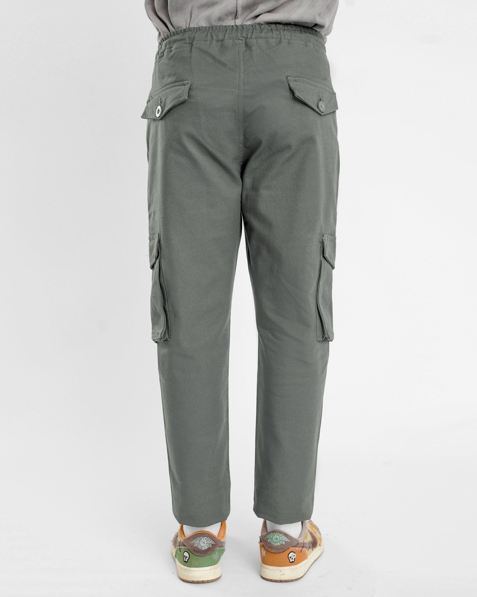 Charcoal Cargo Trouser - Relaxed Fitcargo pantsGarderobe Clothing