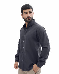 Charcoal Gray Casual Shirtcasual shirtGarderobe Clothing