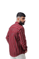 Cranberry Lined Classic Casual Shirtcasual shirtGarderobe Clothing