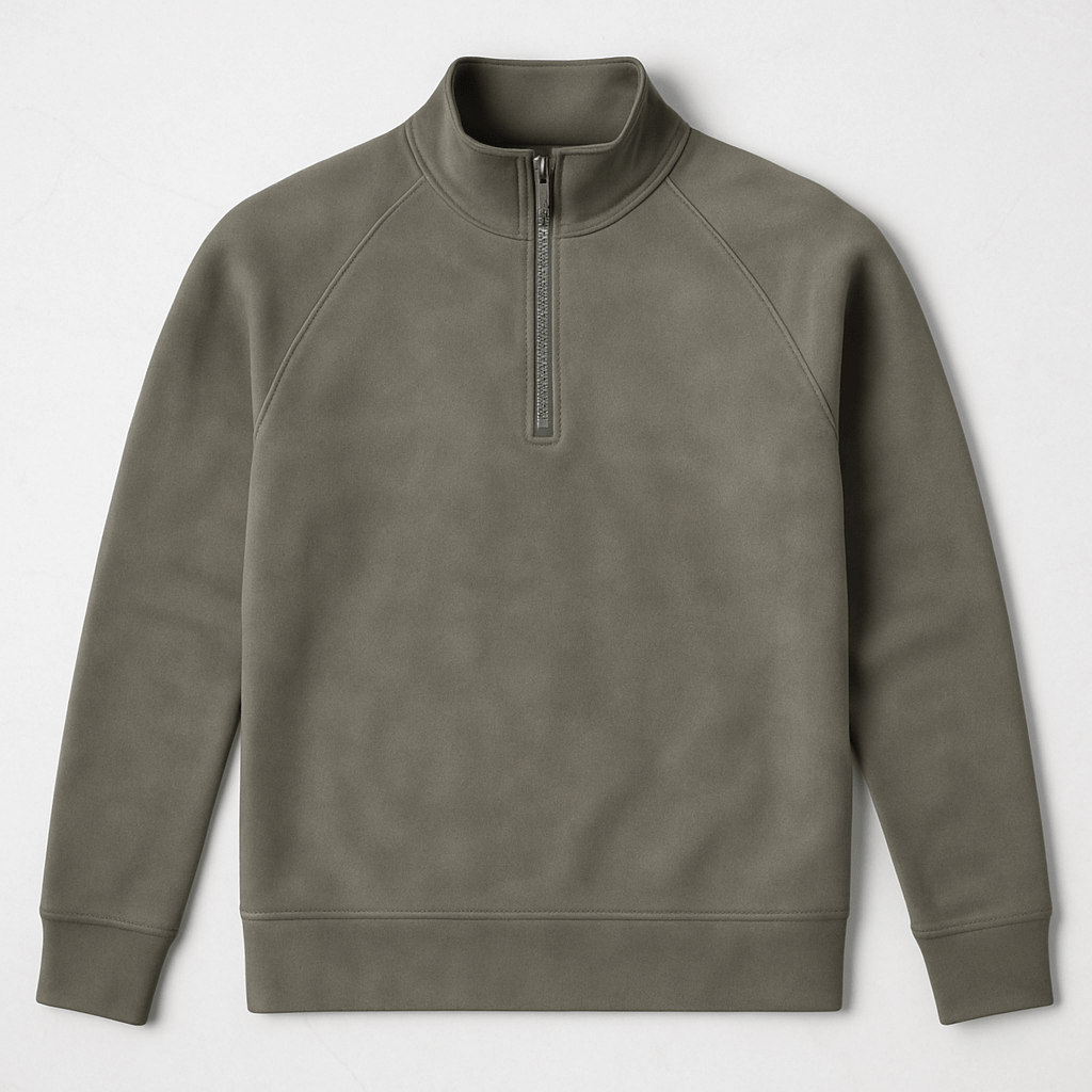 Creamy Beige MockNeck - SweatShirtGarderobe Clothing