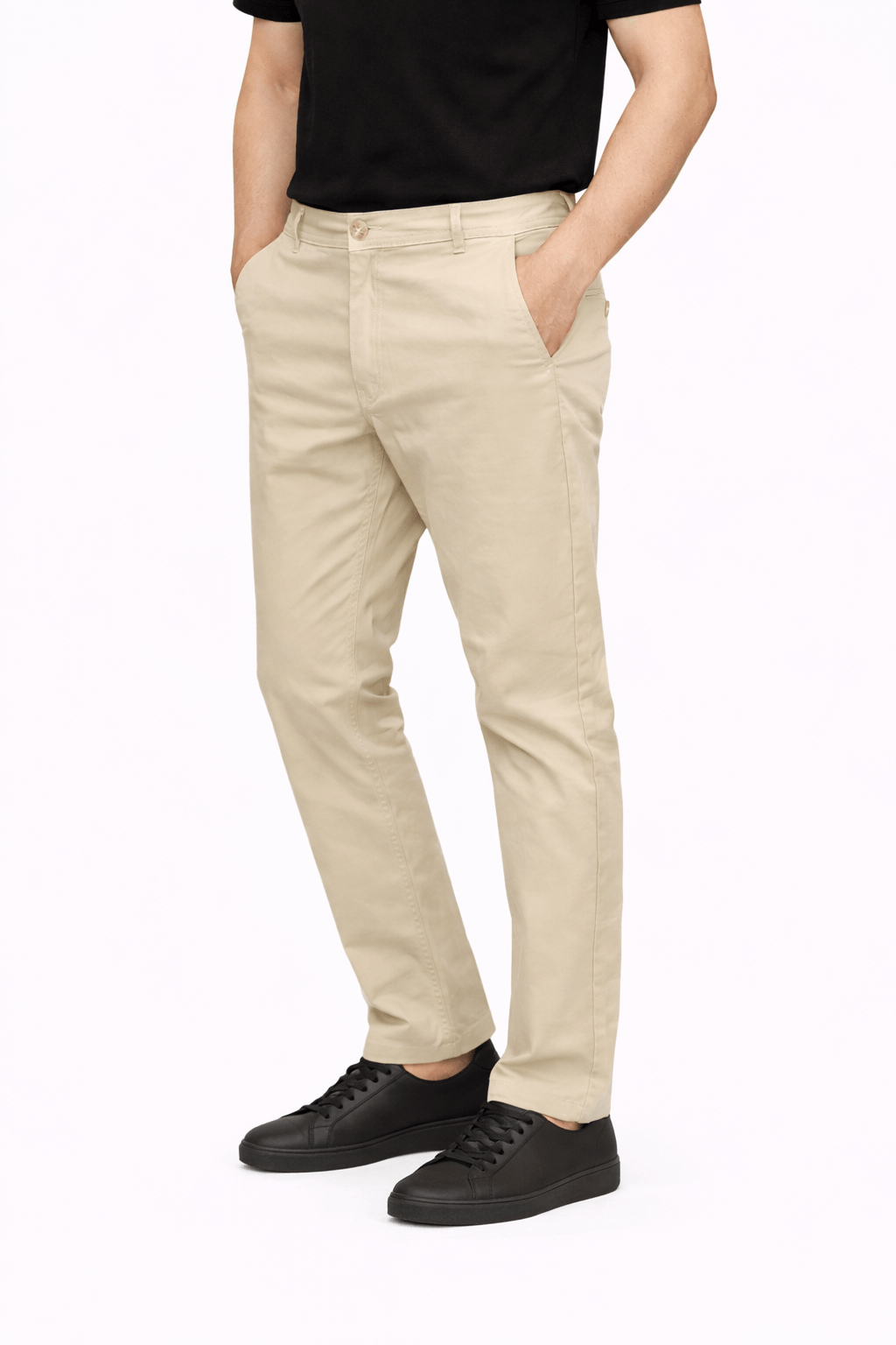 Creamy Cotton Pant - Straight FitPantGarderobe Clothing