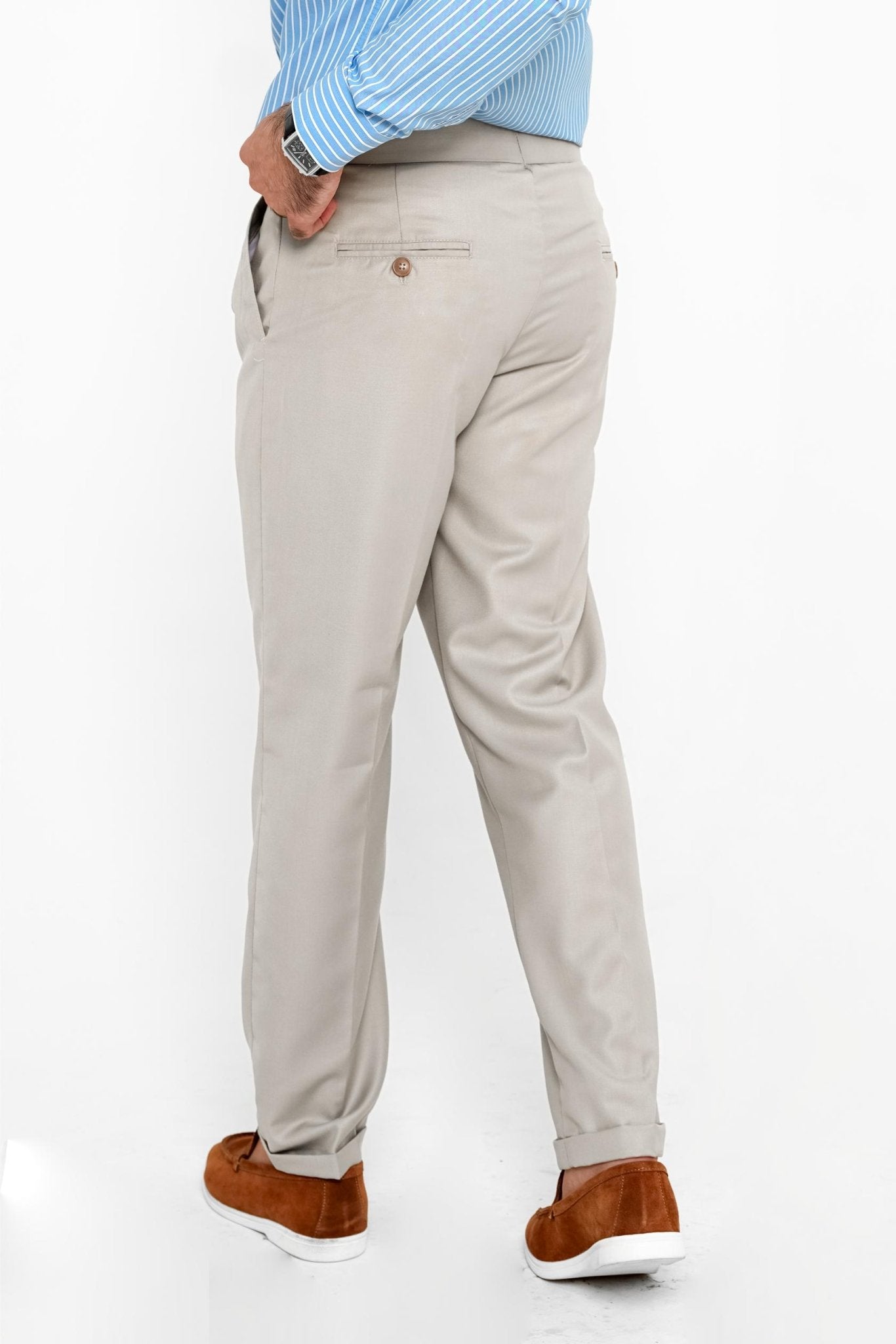 Creamy Gurkha Pant - Regular FitPantGarderobe Clothing