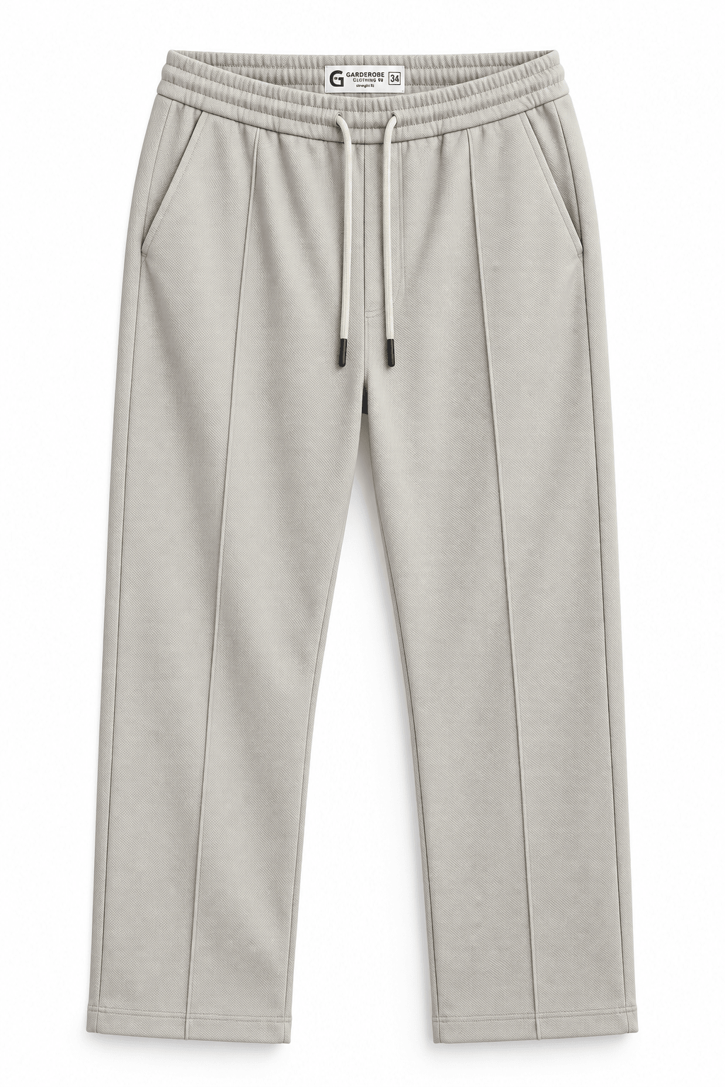 Creamy Pleated - Korean TrouserGarderobe Clothing
