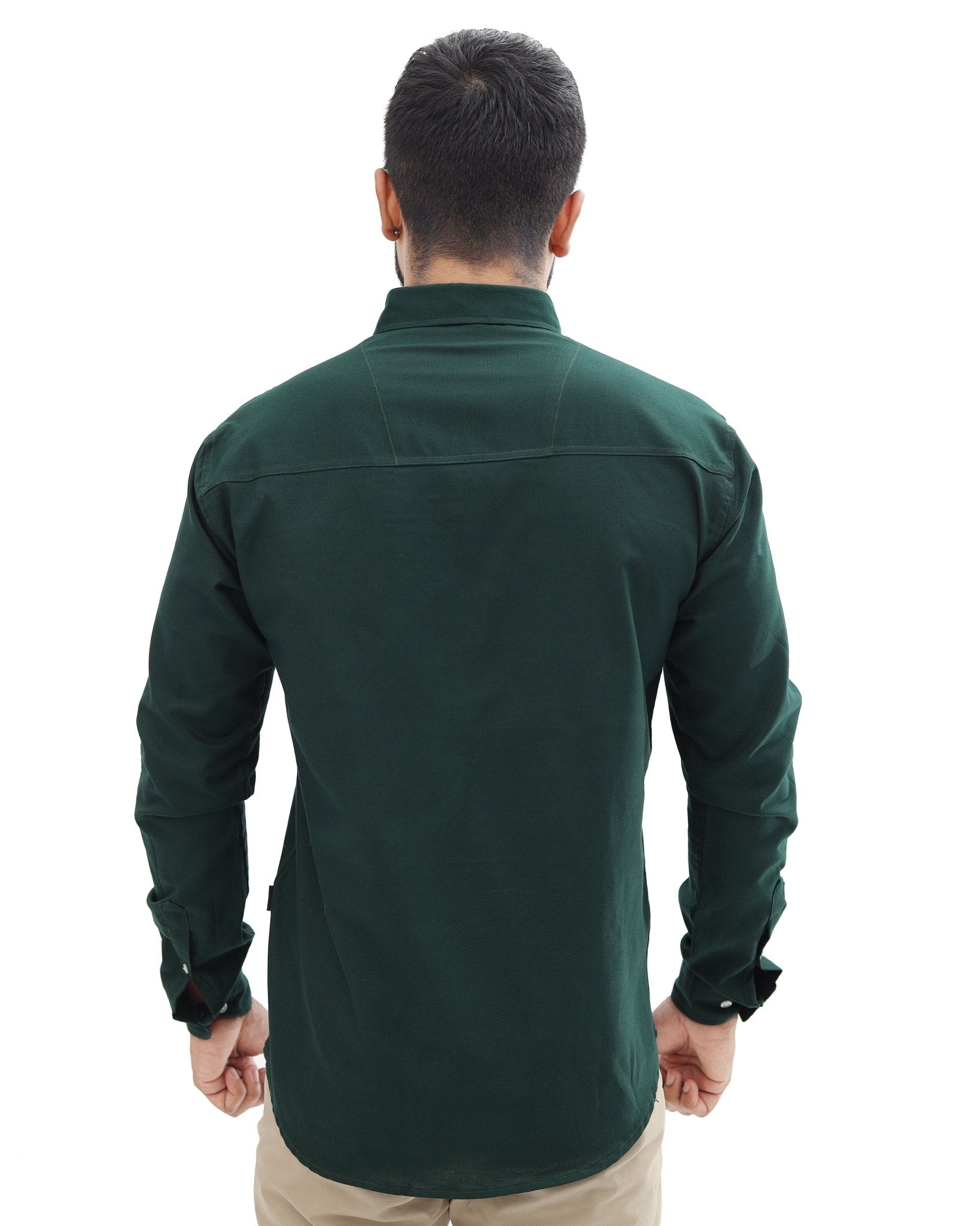 Dark Green Casual Shirtcasual shirtGarderobe Clothing